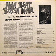 ZOOT SIMS / New Beat Bossa Nova